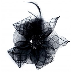 Voaleta pentru decor par cu clema de prindere VTL009BB Neagra
